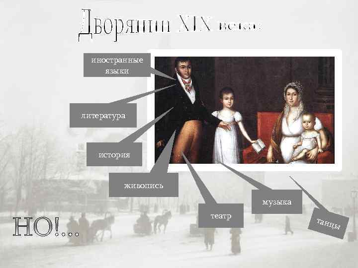 иностранные языки литература история живопись музыка театр танц ы 