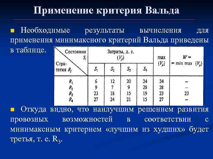 Максимально необходимый результат. Критерий Максимина Вальда. Формула критерий Вальда Максимина. Оптимальная стратегия по критерию Вальда. Критерий Вальда это критерий.