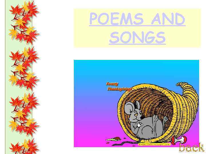 POEMS AND SONGS 