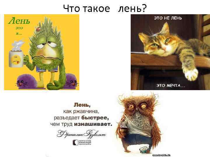 Что такое лень? 