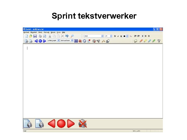 Sprint tekstverwerker 