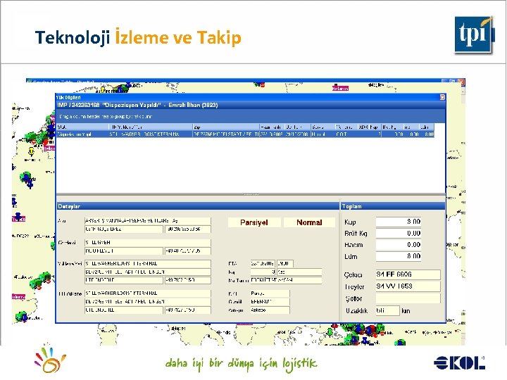 Teknoloji İzleme ve Takip Logistics for a better world. . . 