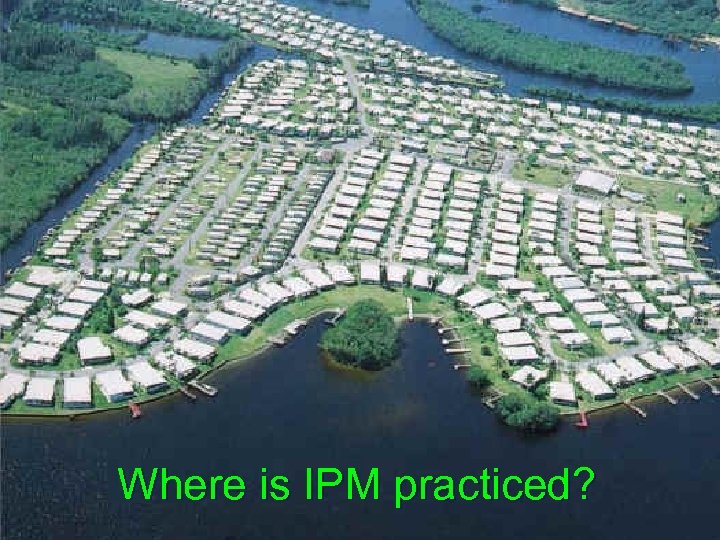 Where is IPM practiced? 
