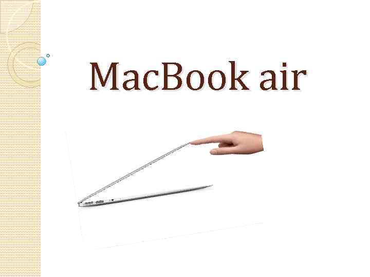 Mac. Book air 