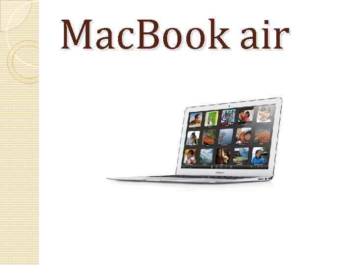 Mac. Book air 