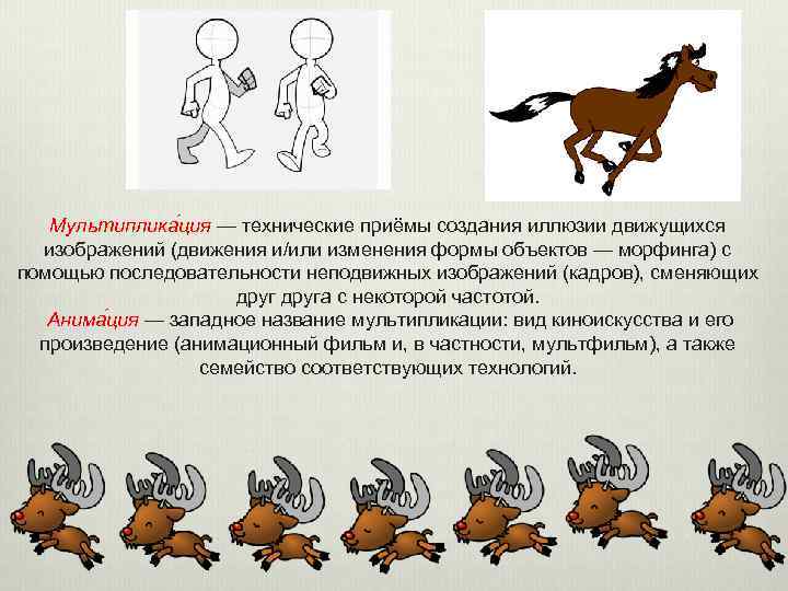 Презентация по мультипликации для детей