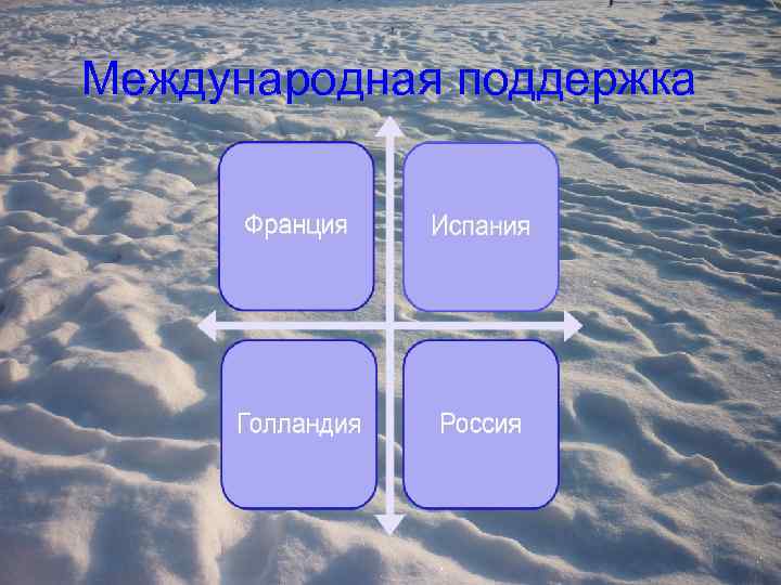 Международная поддержка 