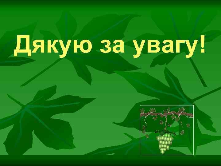 Дякую за увагу! 