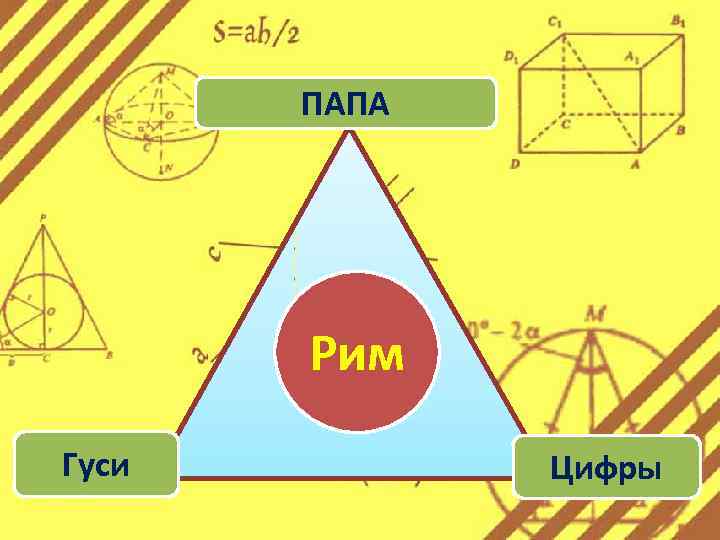 ПАПА Рим Гуси Цифры 