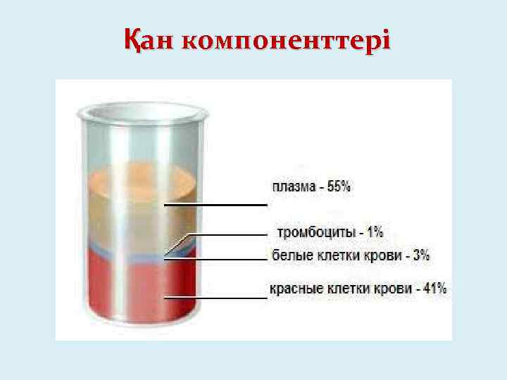 Қан компоненттері 