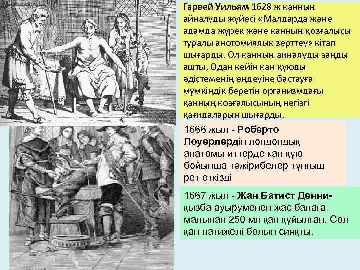 Гарвей Уильям 1628 ж қанның айналуды жүйесі «Малдарда және адамда жүрек және қанның қозғалысы