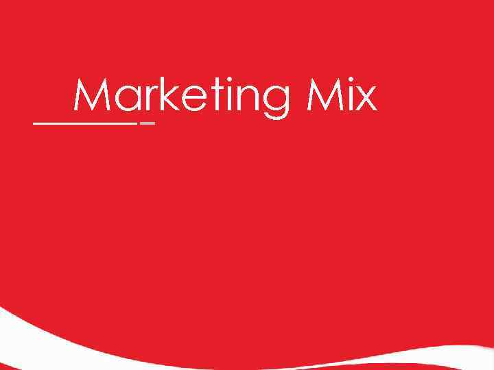 Marketing Mix 