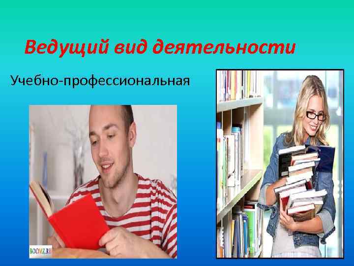 Ведущий вид деятельности Учебно-профессиональная 