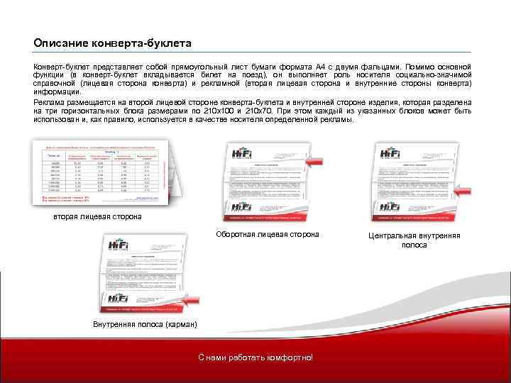 Описание конверта-буклета Конверт-буклет представляет собой прямоугольный лист бумаги формата А 4 с двумя фальцами.