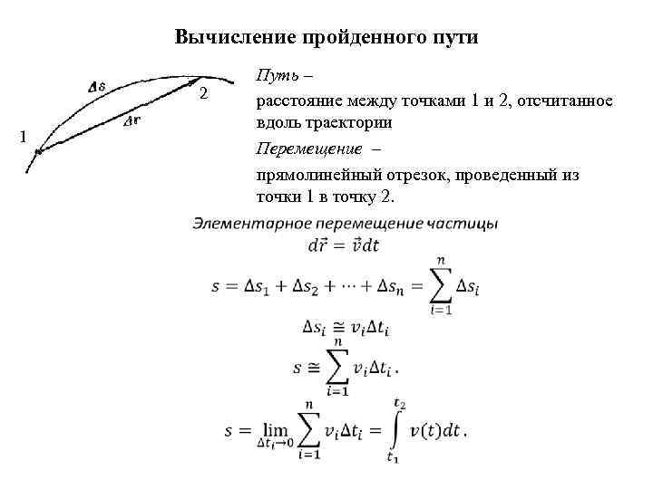 Найти траекторию движения точки