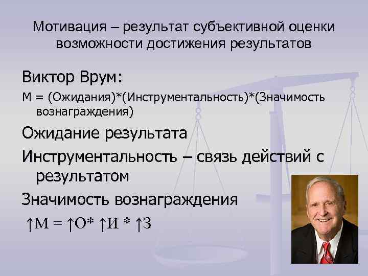 Субъективный результат. Врум. Мотивация на результат. Виктор врум труд и мотивация книга. Врума Виктор биография.