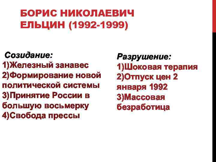 Какие последствия экономические реформы 1992 г