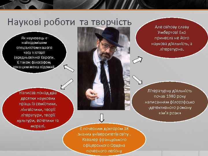 Наукові роботи та творчість Як науковець є найвідомішим спеціалістом нашого часу з історії середньовічної