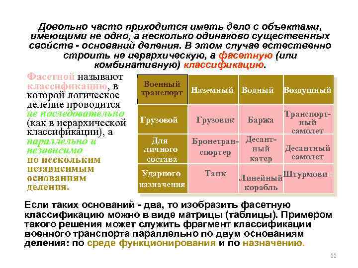 Довольно часто приходится иметь дело с объектами, имеющими не одно, а несколько одинаково существенных
