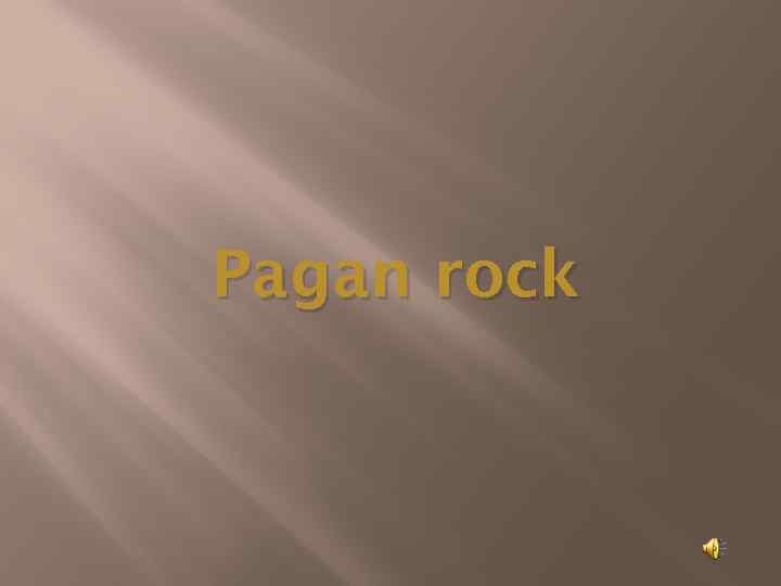 Pagan rock 