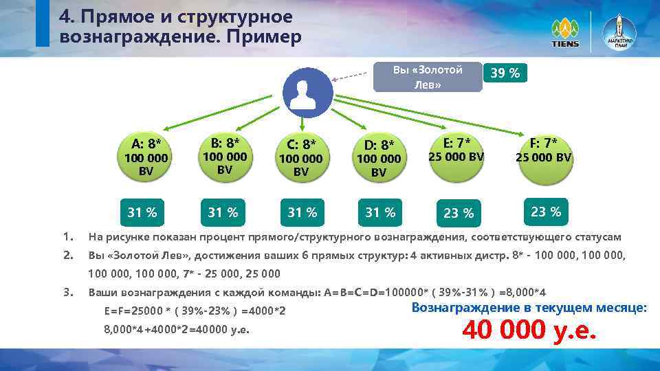 Маркетинг тяньши маркетинг план