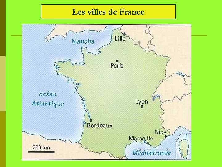 Les villes de France 