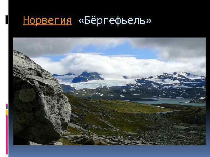 Норвегия «Бёргефьель» 