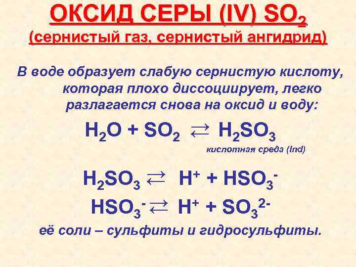 Взаимодействие кислот с газами