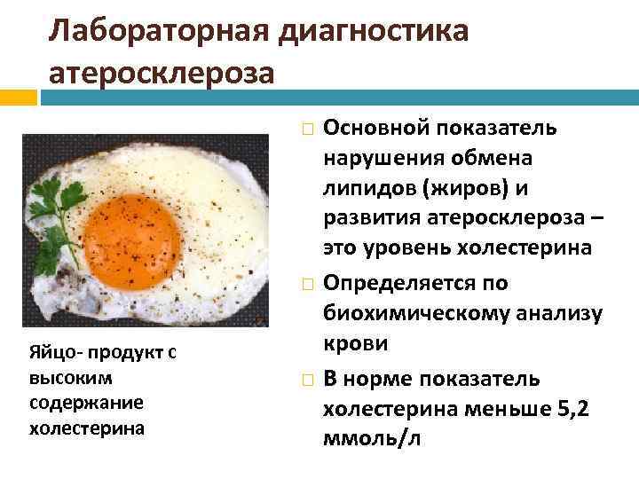 Сколько холестерина в яйце