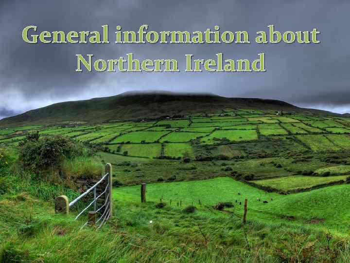 General information about Northern Ireland 