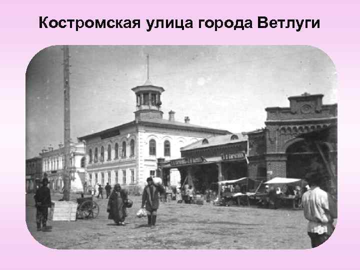 Костромская улица города Ветлуги 