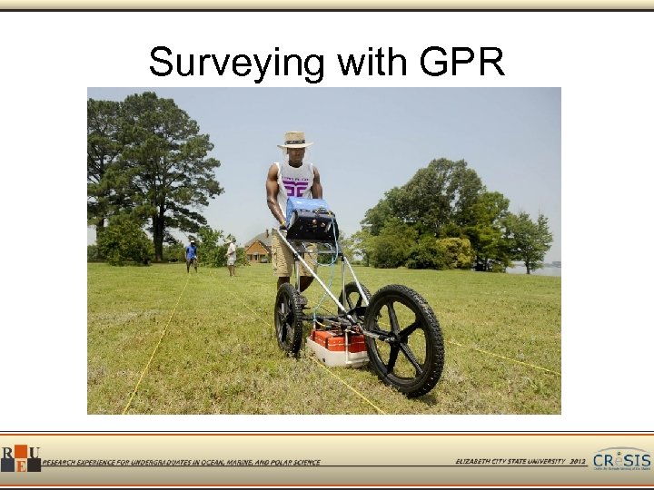Surveying with GPR 