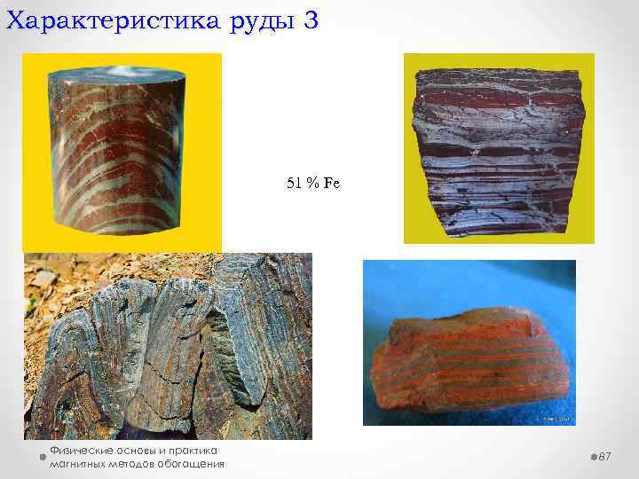 Характеристика руды 3 1 мм 51 % Fe 0, 3 мм 10 мм Физические