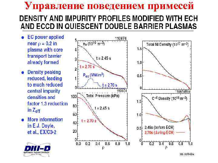 Управление поведением примесей 