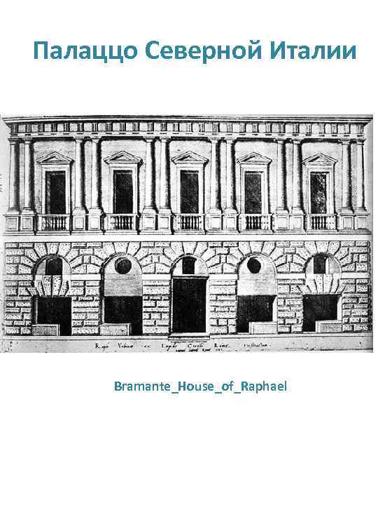 Палаццо Северной Италии Bramante_House_of_Raphael 