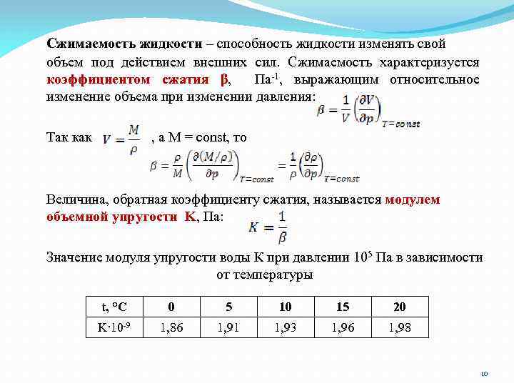 Изменяющие коэффициенты