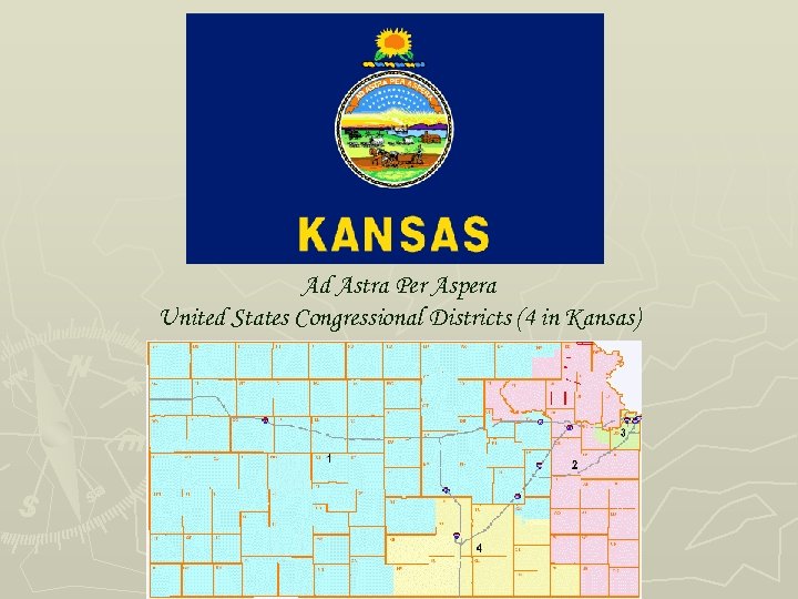 Ad Astra Per Aspera United States Congressional Districts (4 in Kansas) 