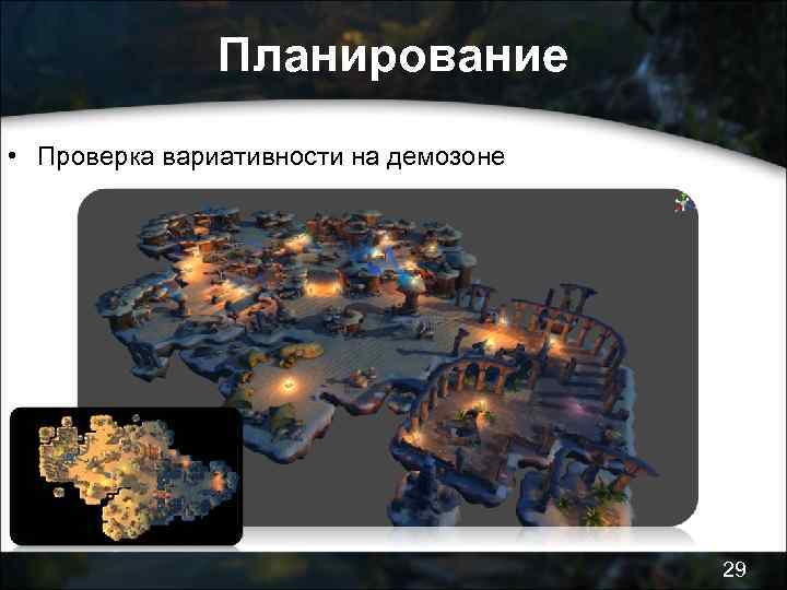 Планирование • Проверка вариативности на демозоне 29 