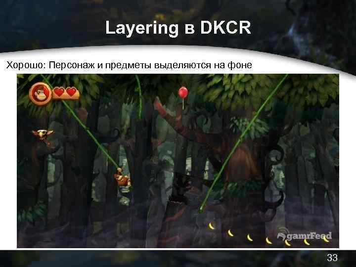 Layering в DKCR Хорошо: Персонаж и предметы выделяются на фоне 33 