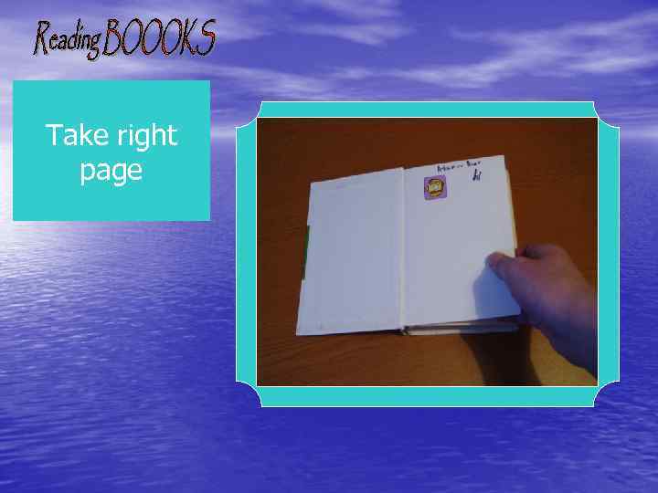 Take right page 