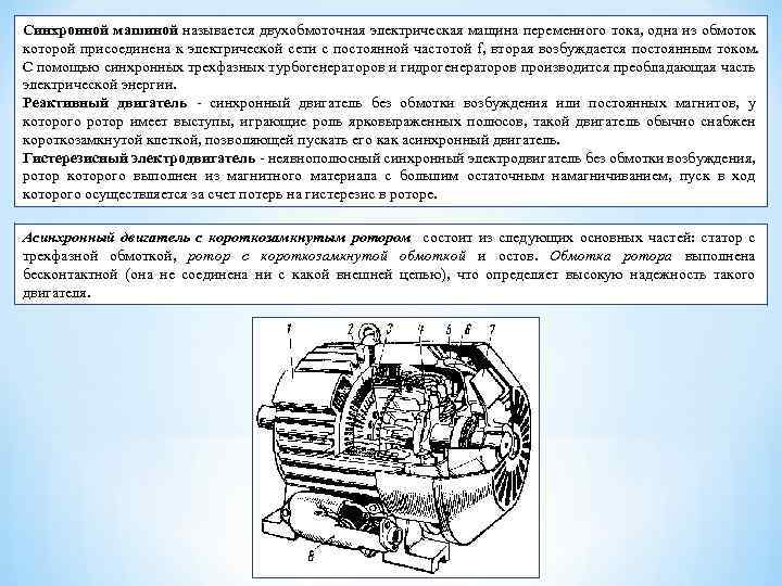 Синхронной машиной называется