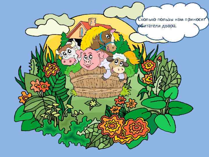 Сколько пользы нам приносят обитатели двора. 