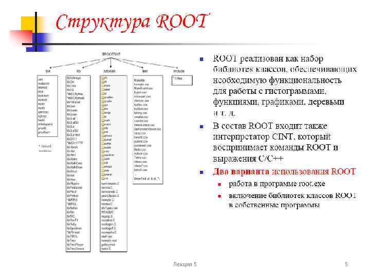 Лекция 5 5 