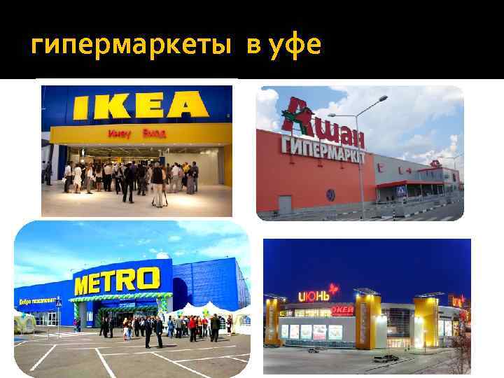 гипермаркеты в уфе 