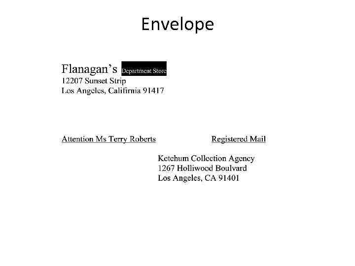 Envelope 