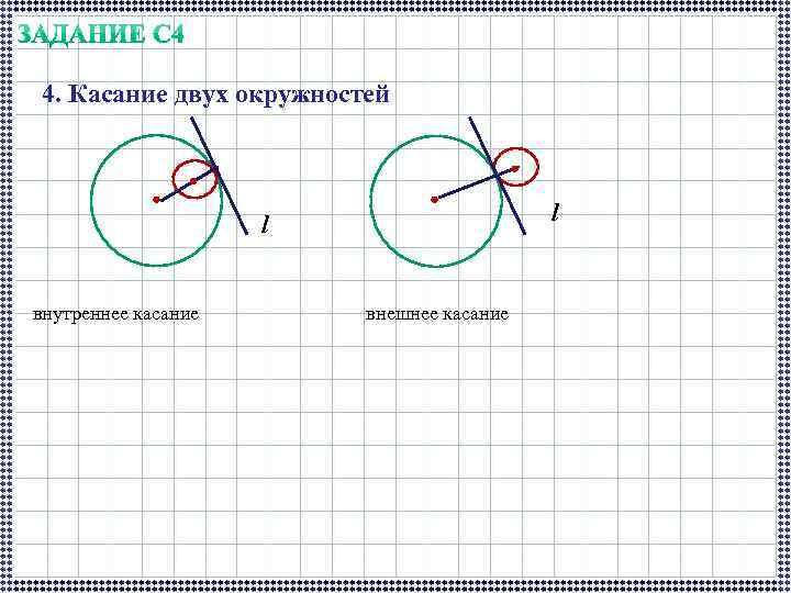 Какое из утверждений верно точка касания