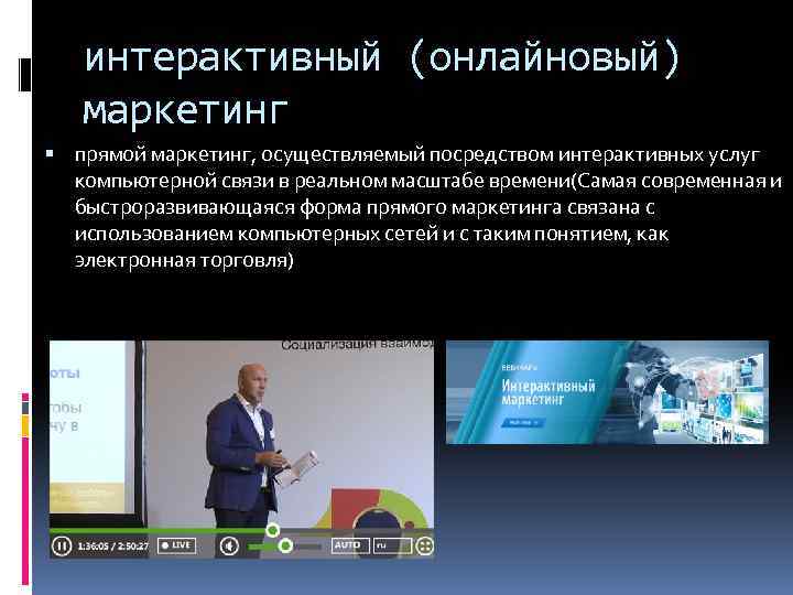 Интерактивный маркетинг презентация