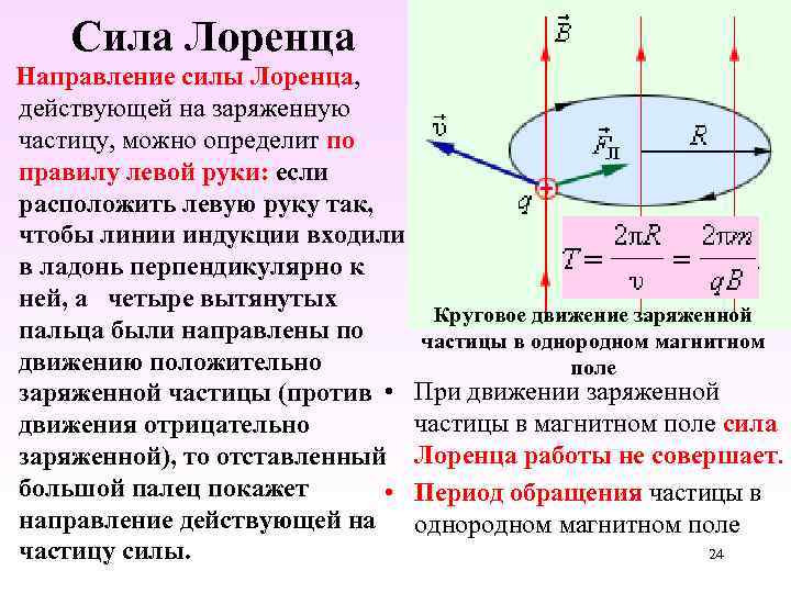 Сила в однородном электрическом поле