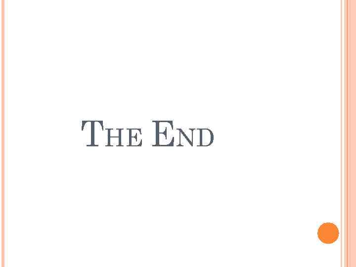 THE END 