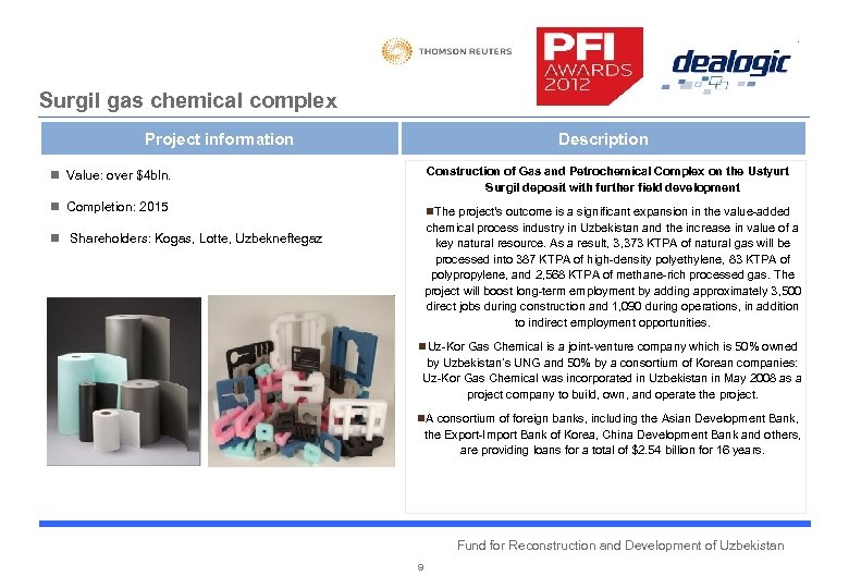 Surgil gas chemical complex Description Project information Construction of Gas and Petrochemical Complex on